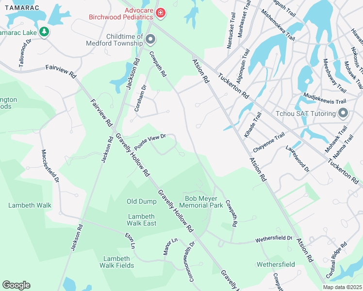map of restaurants, bars, coffee shops, grocery stores, and more near 13 Pointe View Drive in Medford