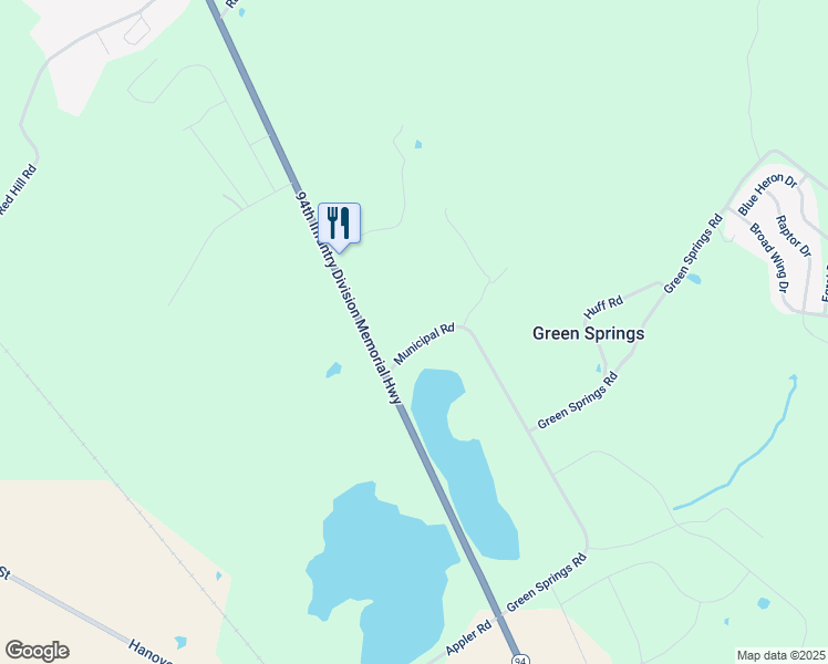 map of restaurants, bars, coffee shops, grocery stores, and more near 40 Municipal Road in Hanover