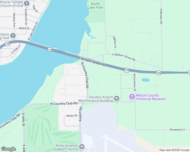 map of restaurants, bars, coffee shops, grocery stores, and more near 5133-5157 Melwood Court in Decatur