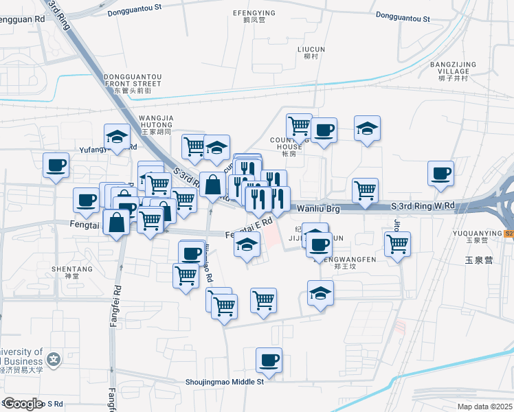 map of restaurants, bars, coffee shops, grocery stores, and more near in 