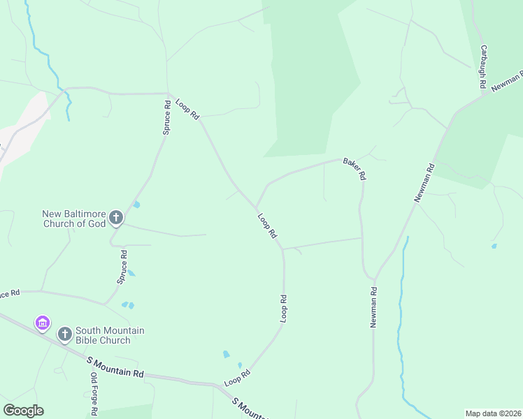 map of restaurants, bars, coffee shops, grocery stores, and more near 12277 Loop Road in Fayetteville