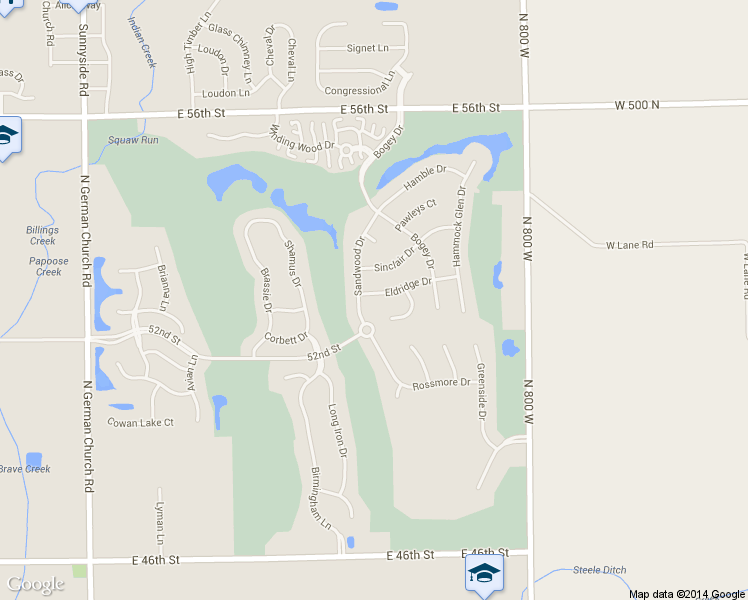 map of restaurants, bars, coffee shops, grocery stores, and more near 11629 Eldridge Drive in Indianapolis
