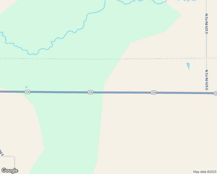 map of restaurants, bars, coffee shops, grocery stores, and more near 5385 Indiana 236 in Roachdale