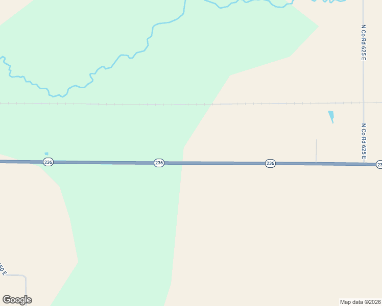 map of restaurants, bars, coffee shops, grocery stores, and more near 5385 Indiana 236 in Roachdale