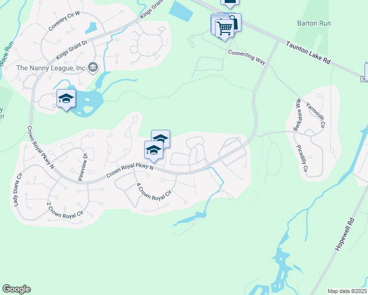map of restaurants, bars, coffee shops, grocery stores, and more near 49 Bridgewater Drive in Evesham