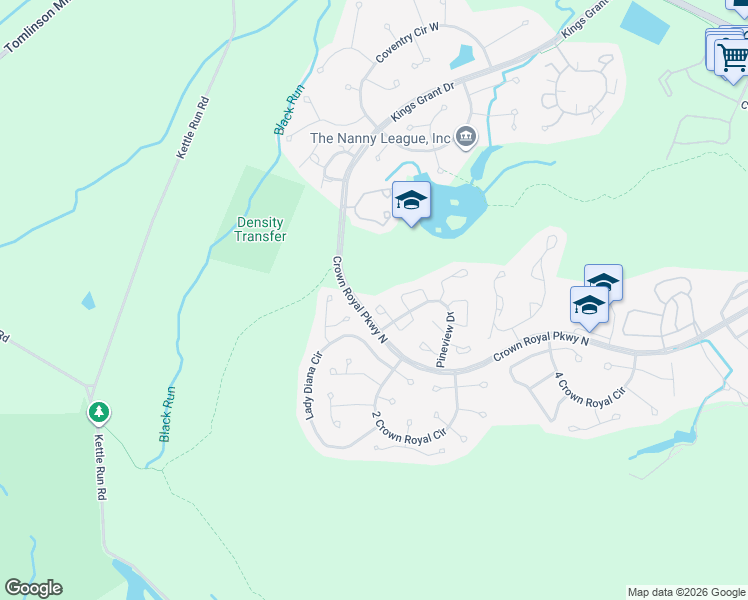 map of restaurants, bars, coffee shops, grocery stores, and more near 7 Teaberry Court in Evesham Township