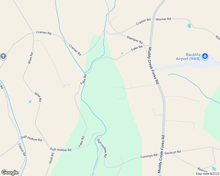 map of restaurants, bars, coffee shops, grocery stores, and more near 3343 Forry Road in Brogue