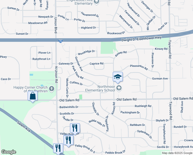 map of restaurants, bars, coffee shops, grocery stores, and more near 4316 Gorman Avenue in Englewood
