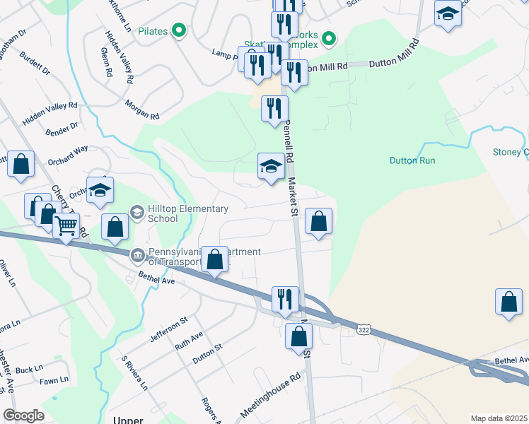 54 Willers Road, Aston PA Walk Score