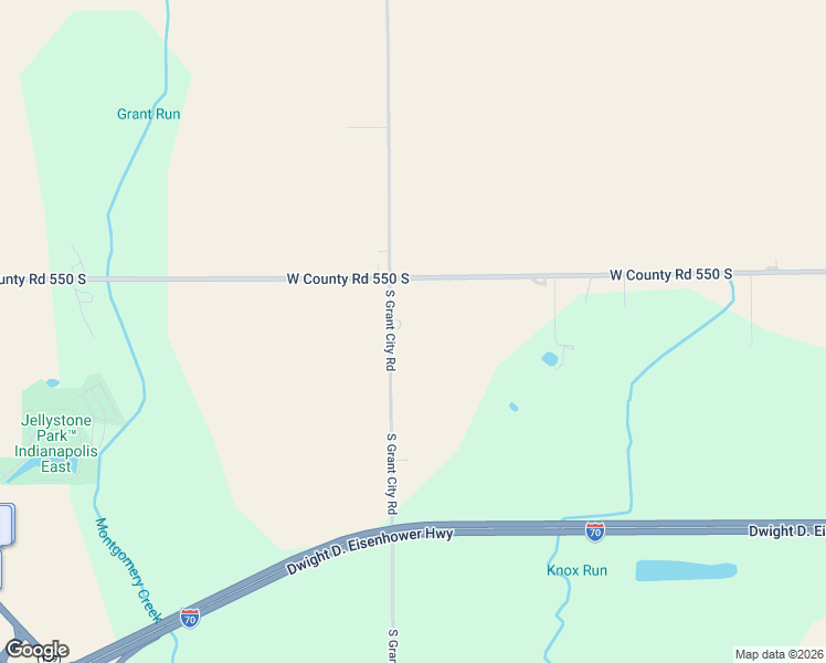 map of restaurants, bars, coffee shops, grocery stores, and more near 5602 South Grant City Road in Shirley