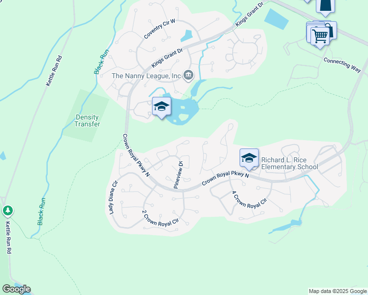 map of restaurants, bars, coffee shops, grocery stores, and more near 44 Cranberry Court in Evesham Township