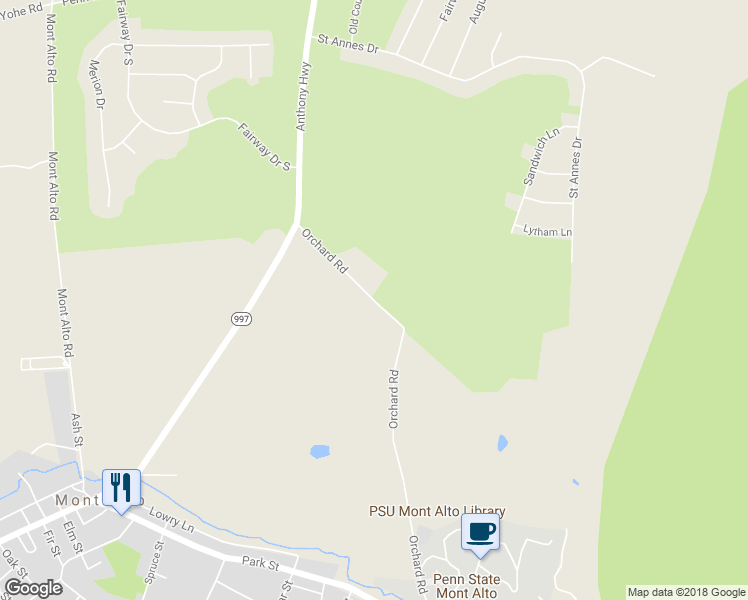 map of restaurants, bars, coffee shops, grocery stores, and more near 4878 Orchard Road in Fayetteville