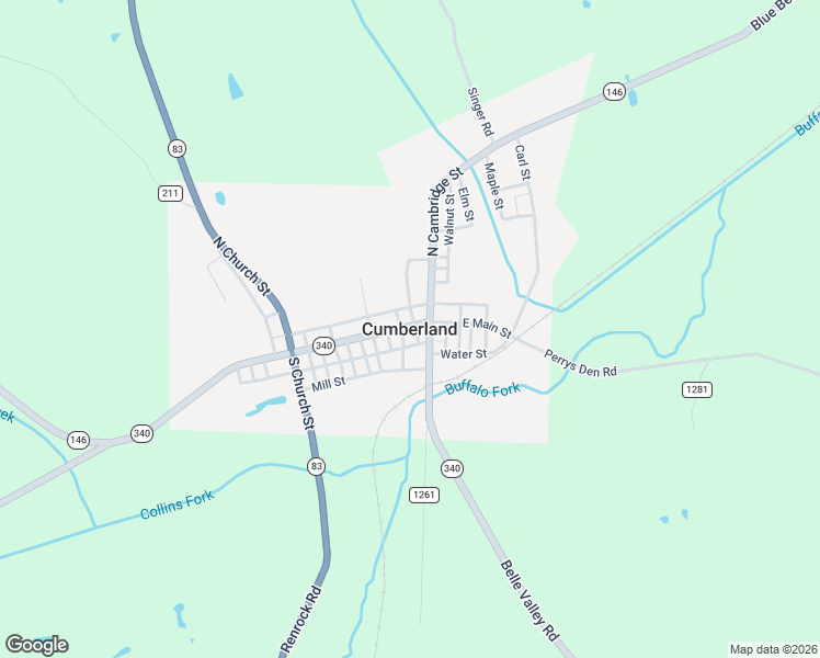 map of restaurants, bars, coffee shops, grocery stores, and more near in Cumberland