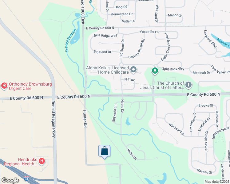map of restaurants, bars, coffee shops, grocery stores, and more near 9979 Pine Grove Court in Indianapolis