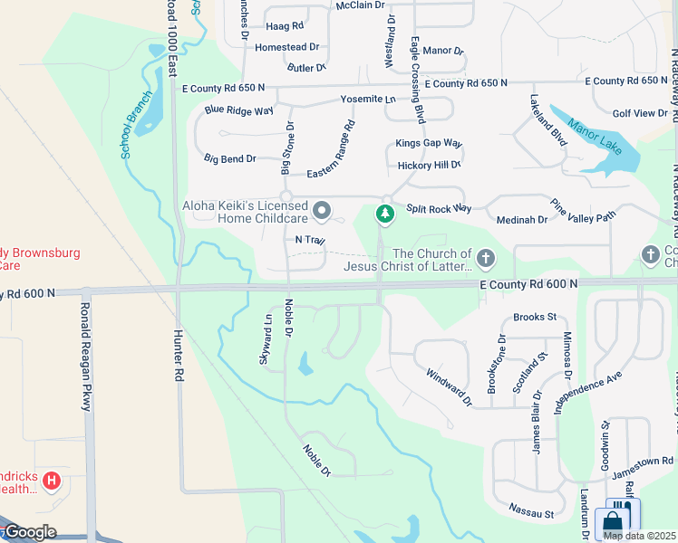 map of restaurants, bars, coffee shops, grocery stores, and more near 10109 Pine Grove Way in Indianapolis