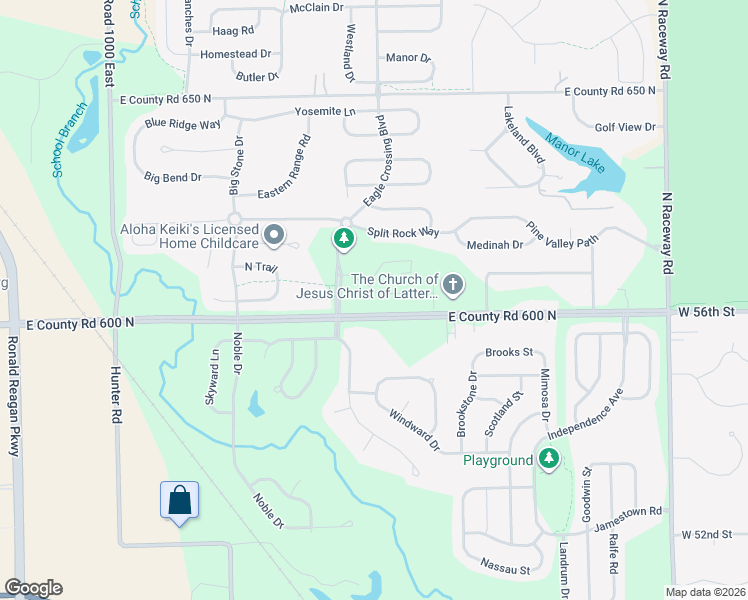 map of restaurants, bars, coffee shops, grocery stores, and more near 10325 Gateway Drive in Indianapolis