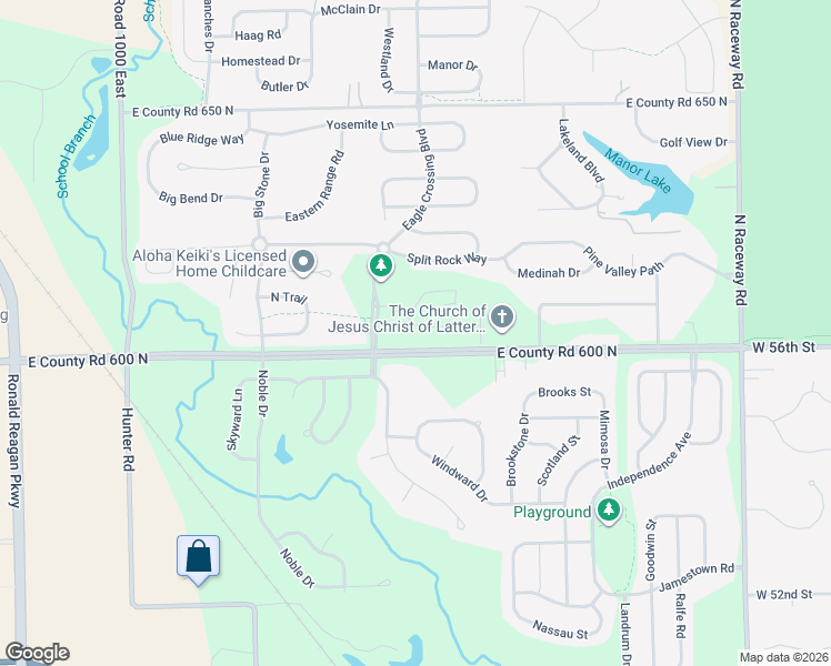 map of restaurants, bars, coffee shops, grocery stores, and more near 10325 Gateway Drive in Indianapolis