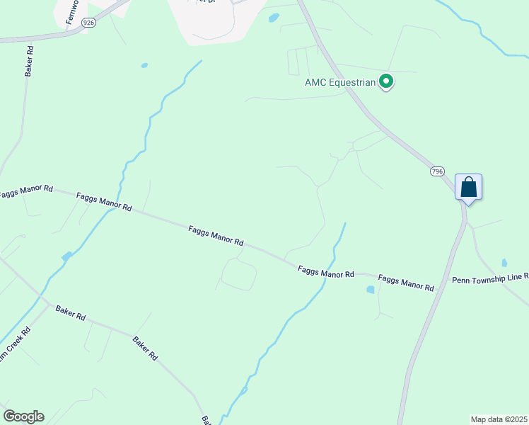 map of restaurants, bars, coffee shops, grocery stores, and more near 100 Faggs Manor Road in Cochranville