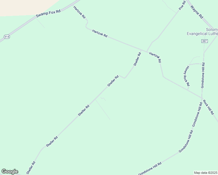 map of restaurants, bars, coffee shops, grocery stores, and more near 5886 Sheller Road in Chambersburg