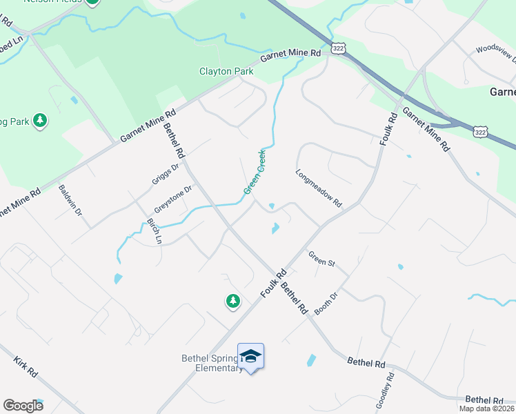 map of restaurants, bars, coffee shops, grocery stores, and more near 1122 Darczuk Drive in Garnet Valley