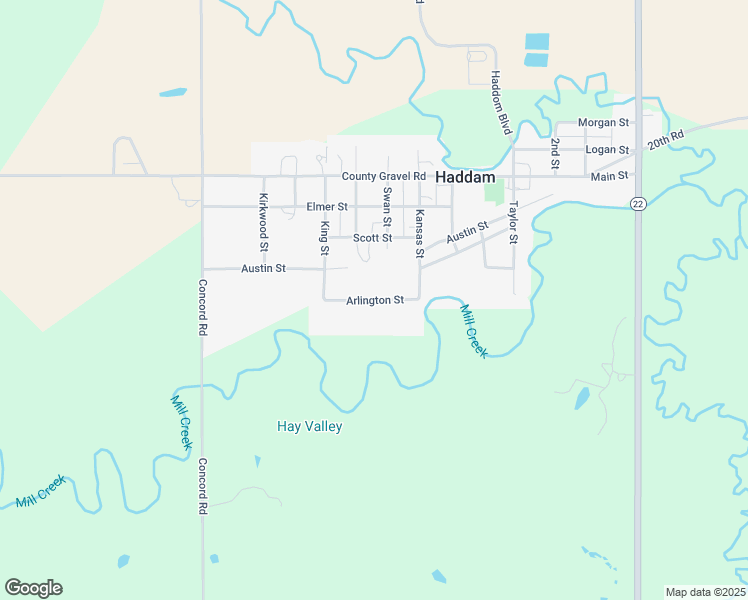 map of restaurants, bars, coffee shops, grocery stores, and more near Arlington Street in Haddam