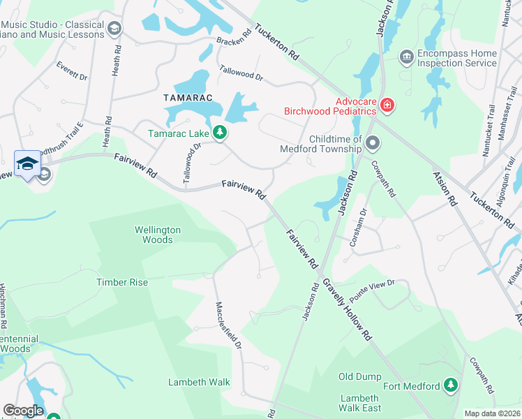 map of restaurants, bars, coffee shops, grocery stores, and more near 2 Sarnesfield Way in Medford