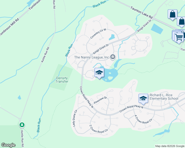 map of restaurants, bars, coffee shops, grocery stores, and more near 41 Waterview Court in Evesham