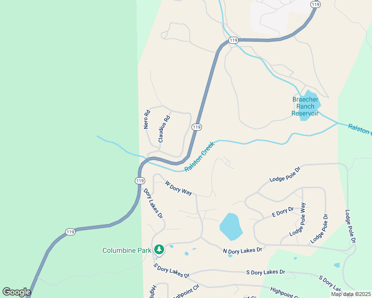 map of restaurants, bars, coffee shops, grocery stores, and more near 218 Caesar Road in Black Hawk