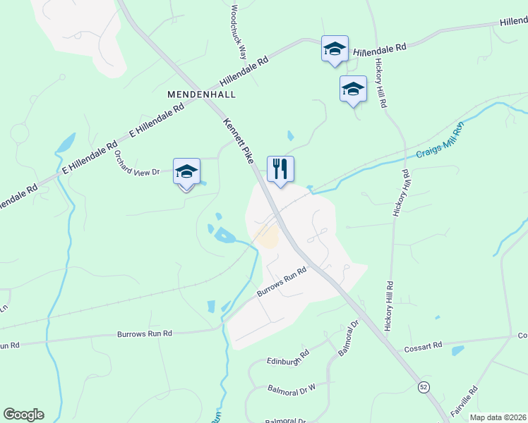 map of restaurants, bars, coffee shops, grocery stores, and more near 326 Kennett Park in Kennett Square