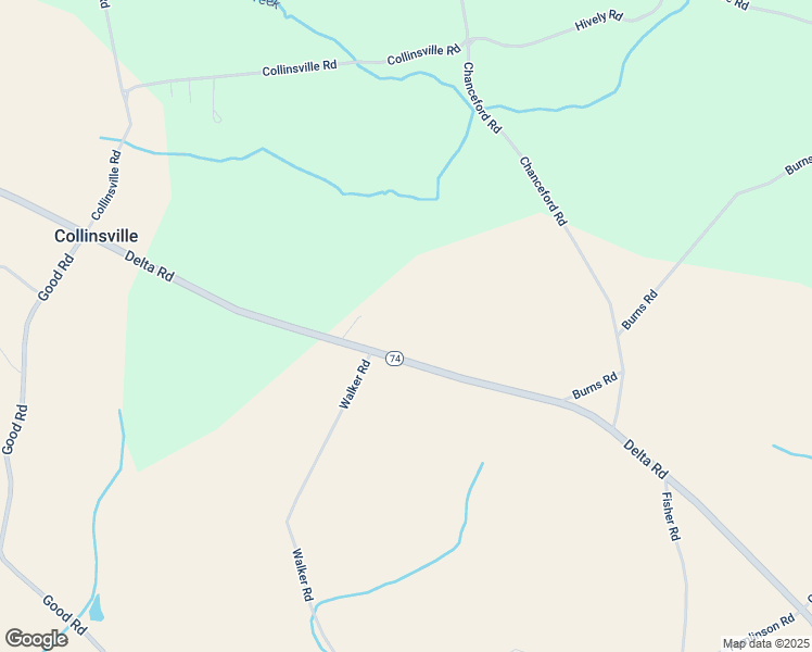 map of restaurants, bars, coffee shops, grocery stores, and more near 2955 Delta Road in Airville