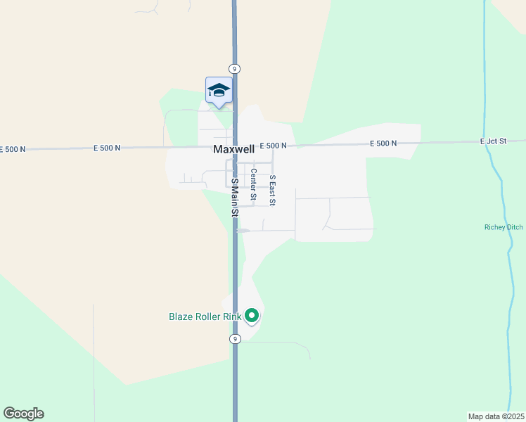 map of restaurants, bars, coffee shops, grocery stores, and more near 209 Center Street in Greenfield