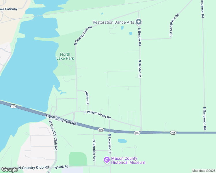 map of restaurants, bars, coffee shops, grocery stores, and more near 5618 North Bender Road in Decatur