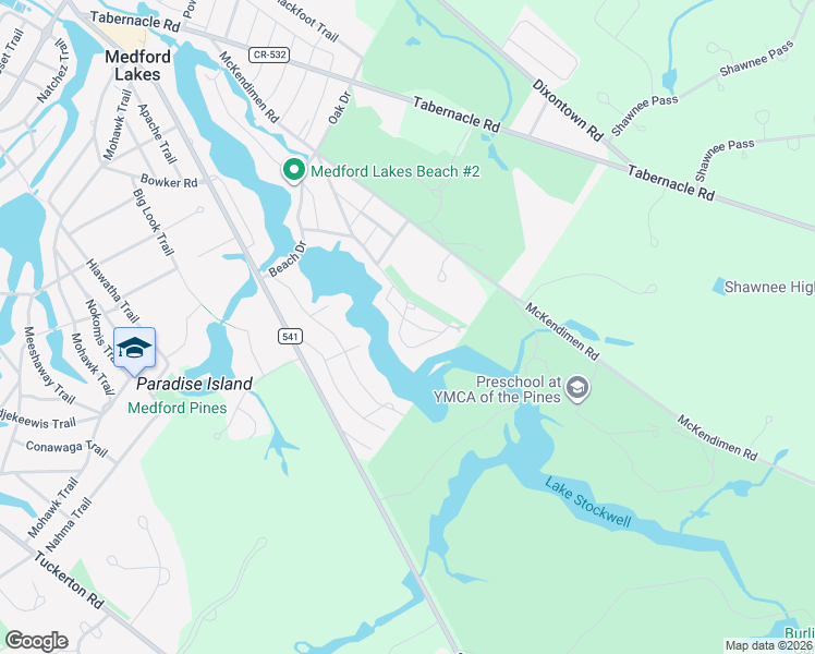 map of restaurants, bars, coffee shops, grocery stores, and more near 29 Shinnecock Trail in Medford