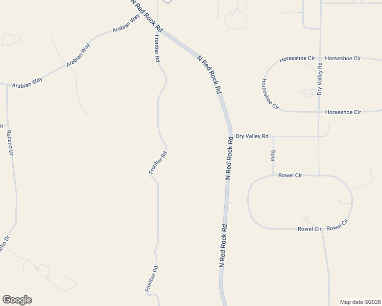 map of restaurants, bars, coffee shops, grocery stores, and more near 15205 North Red Rock Road in Reno