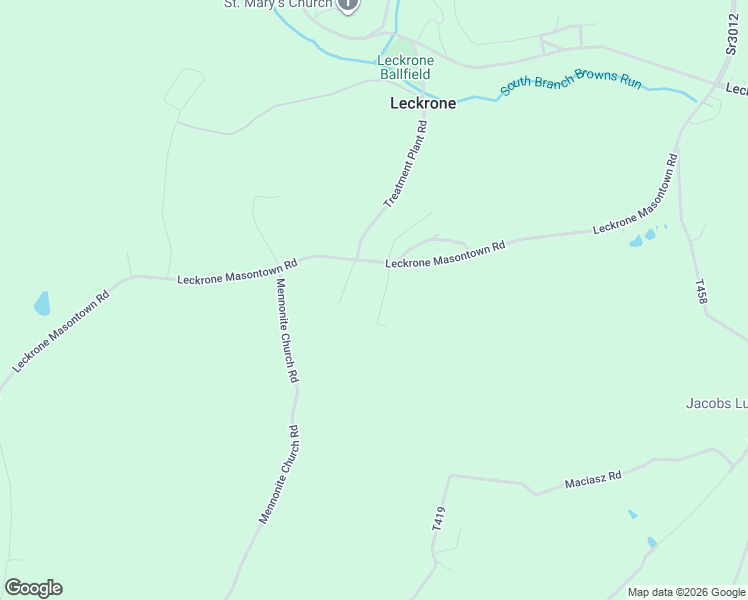 map of restaurants, bars, coffee shops, grocery stores, and more near 2116 Leckrone 1 Road in Masontown