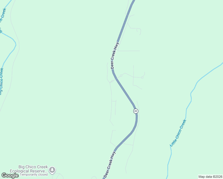 map of restaurants, bars, coffee shops, grocery stores, and more near Woodland Park Drive in Forest Ranch
