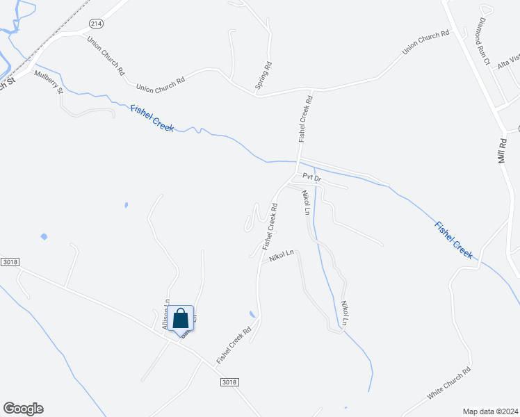 map of restaurants, bars, coffee shops, grocery stores, and more near 8116 Fishel Creek Road in Seven Valleys