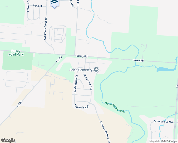 map of restaurants, bars, coffee shops, grocery stores, and more near 8845 Creekwood Drive in Canal Winchester