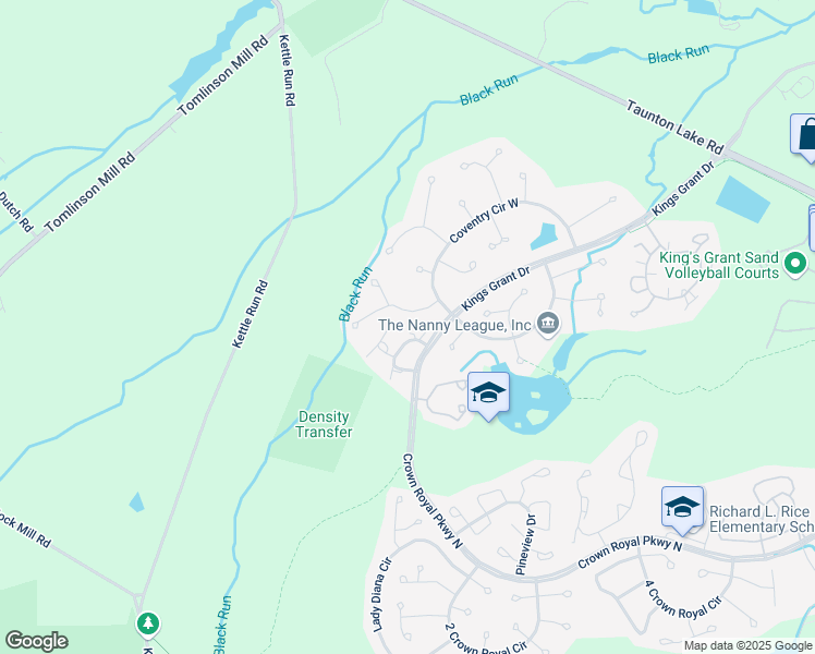 map of restaurants, bars, coffee shops, grocery stores, and more near 92 Dorset Drive in Evesham