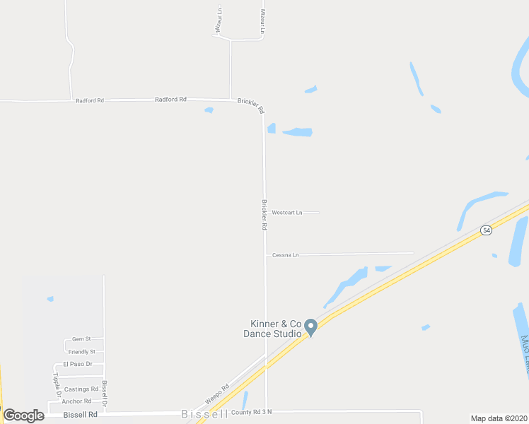 map of restaurants, bars, coffee shops, grocery stores, and more near 3669 Brickler Road in Springfield