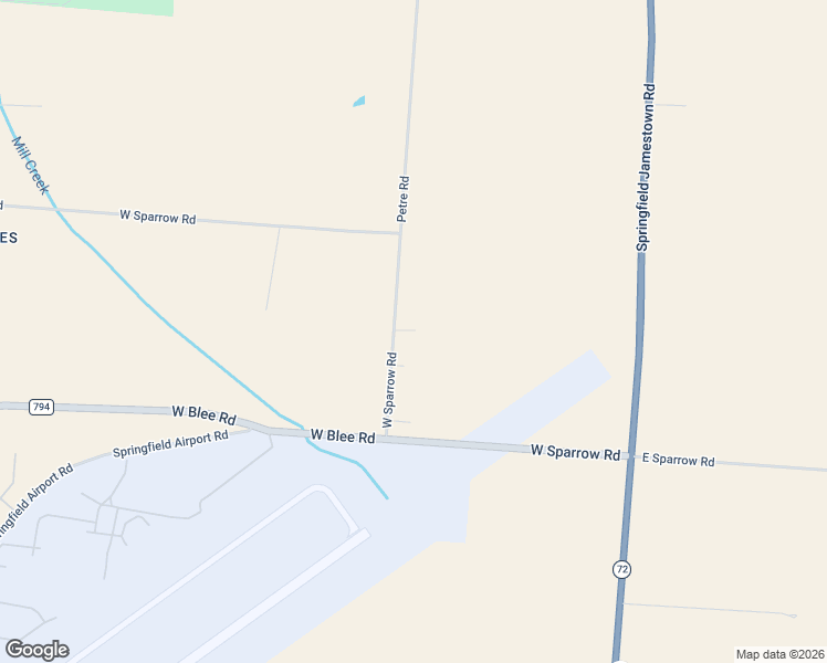 map of restaurants, bars, coffee shops, grocery stores, and more near 400 West Sparrow Road in Springfield