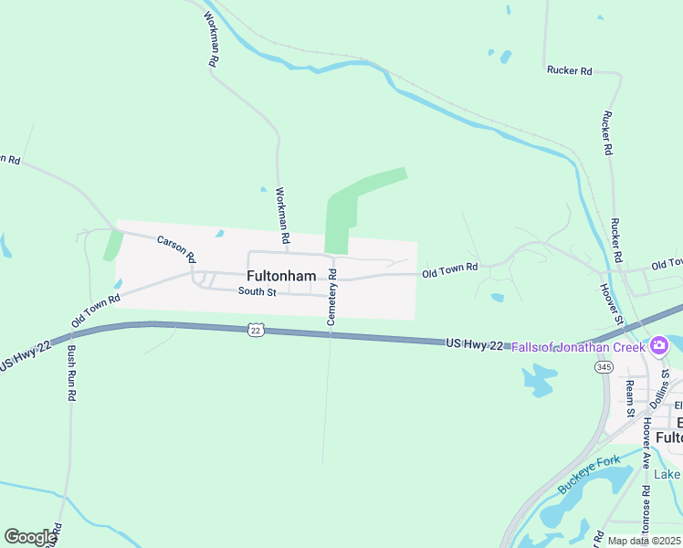 map of restaurants, bars, coffee shops, grocery stores, and more near 7675 Old Town Road in Mount Perry