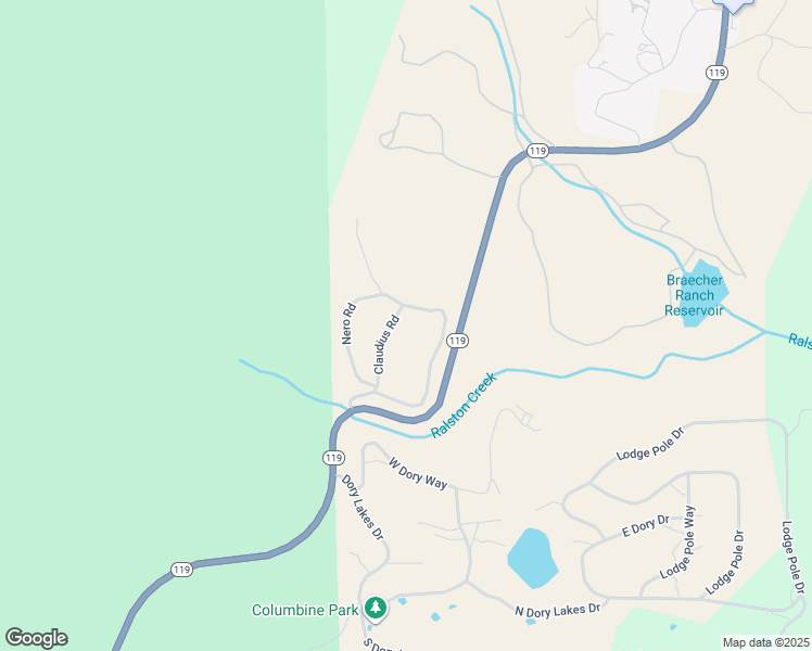 map of restaurants, bars, coffee shops, grocery stores, and more near 289 Caesar Road in Black Hawk