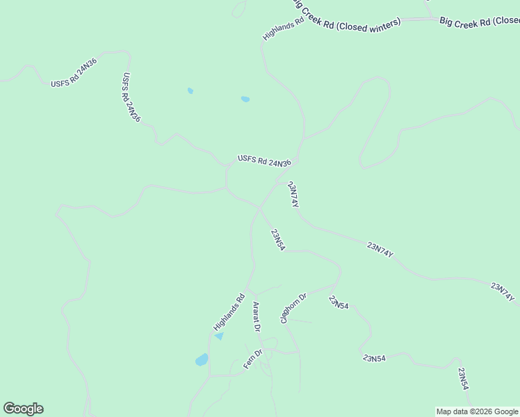 map of restaurants, bars, coffee shops, grocery stores, and more near Highlands Road in Meadow Valley