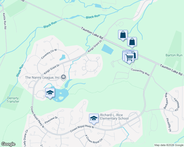 map of restaurants, bars, coffee shops, grocery stores, and more near 346 Woodlake Drive in Evesham