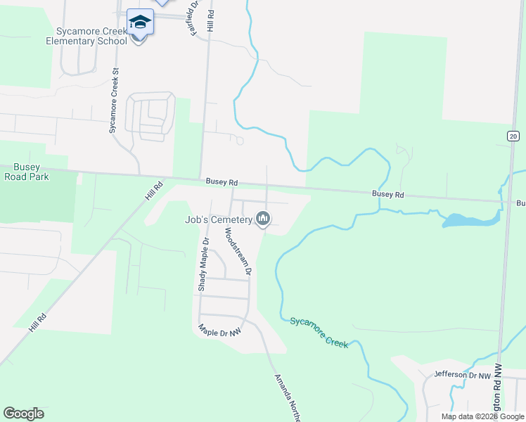 map of restaurants, bars, coffee shops, grocery stores, and more near 8813 Riverside Street in Canal Winchester