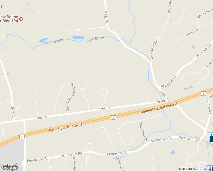 map of restaurants, bars, coffee shops, grocery stores, and more near 115 Merrymet Farm Drive in Kennett Square