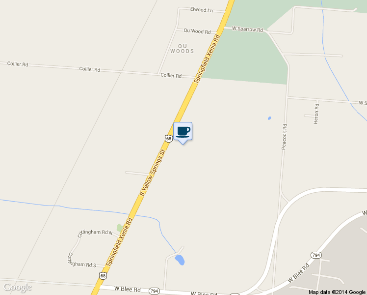 map of restaurants, bars, coffee shops, grocery stores, and more near 4810 S Yellow Springs St in Springfield