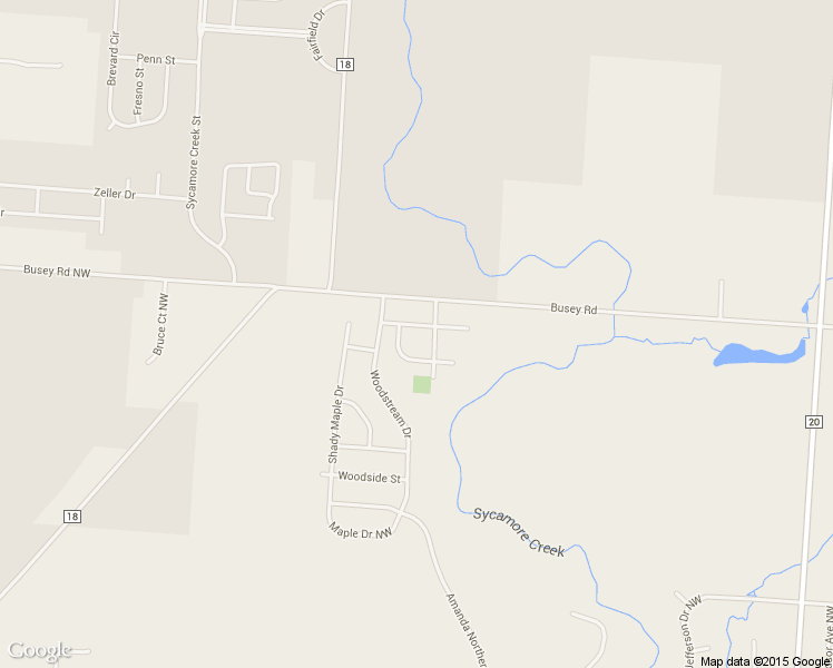 map of restaurants, bars, coffee shops, grocery stores, and more near 8813 Riverside St in Canal Winchester