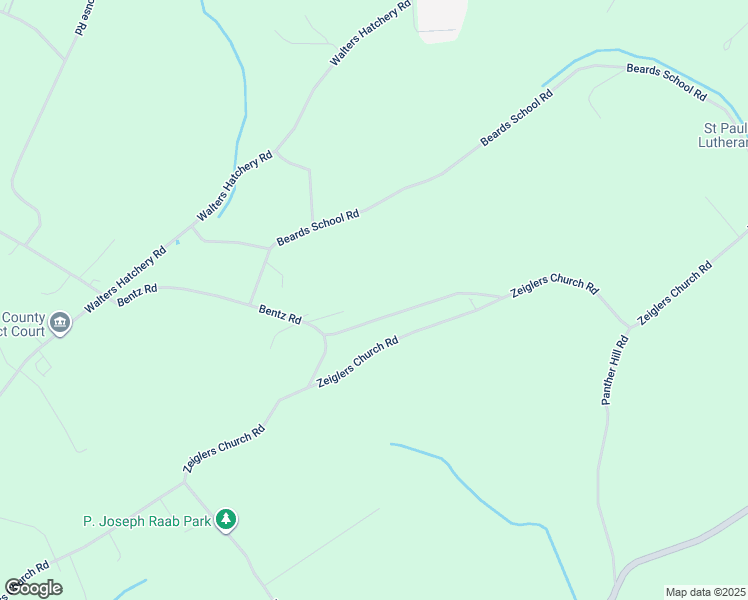 map of restaurants, bars, coffee shops, grocery stores, and more near 4545 Bentz Road in Spring Grove